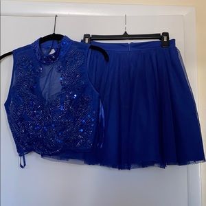 2 piece formal dress